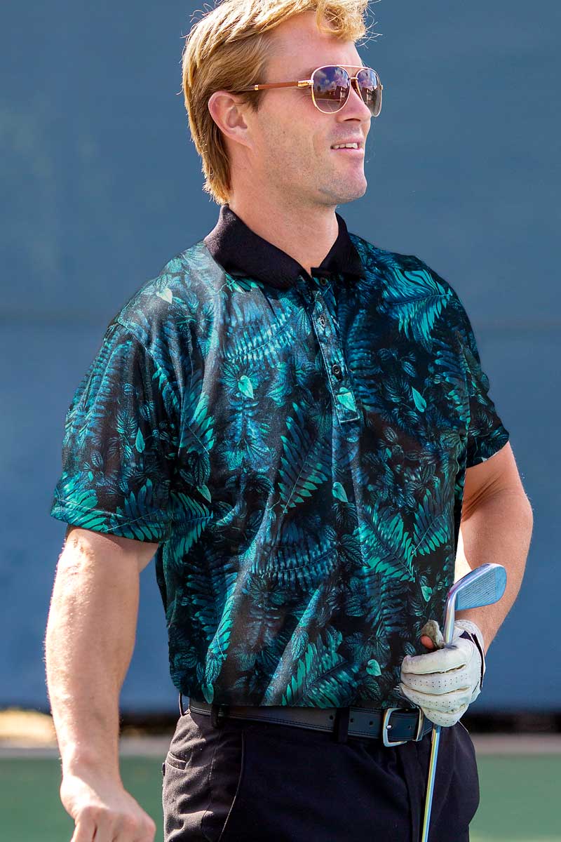 Cooltan Tan Though Sportshirt Rainforest Polo