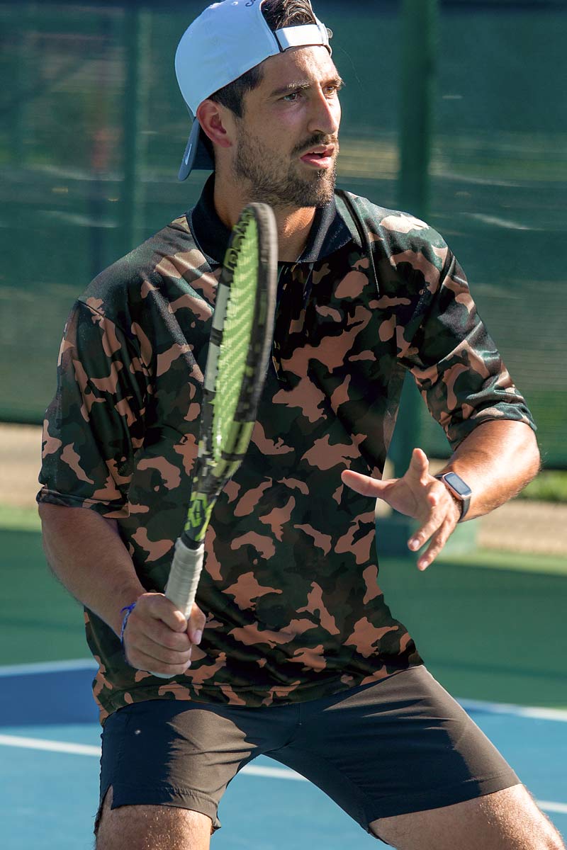 Cooltan Tan Though Camo Polo